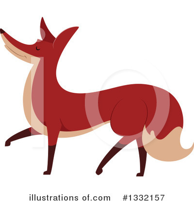 Royalty-Free (RF) Fox Clipart Illustration by BNP Design Studio - Stock Sample #1332157