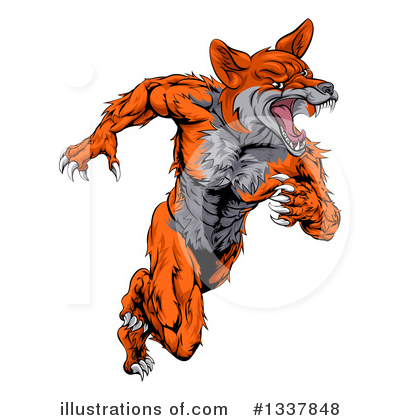Fox Clipart #1337848 by AtStockIllustration