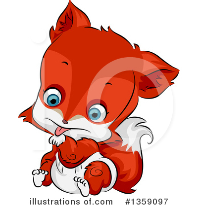 Royalty-Free (RF) Fox Clipart Illustration by BNP Design Studio - Stock Sample #1359097