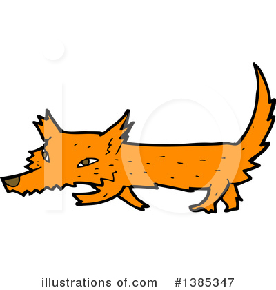 Royalty-Free (RF) Fox Clipart Illustration by lineartestpilot - Stock Sample #1385347