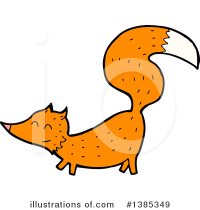 Royalty-Free (RF) Fox Clipart Illustration by lineartestpilot - Stock Sample #1385349