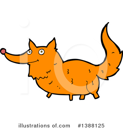 Royalty-Free (RF) Fox Clipart Illustration by lineartestpilot - Stock Sample #1388125