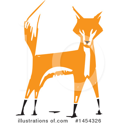 Royalty-Free (RF) Fox Clipart Illustration by xunantunich - Stock Sample #1454326