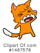 Fox Clipart #1487578 by lineartestpilot