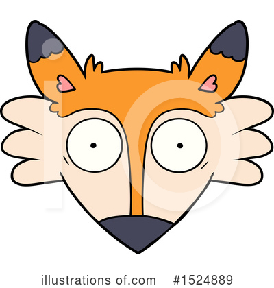 Royalty-Free (RF) Fox Clipart Illustration by lineartestpilot - Stock Sample #1524889