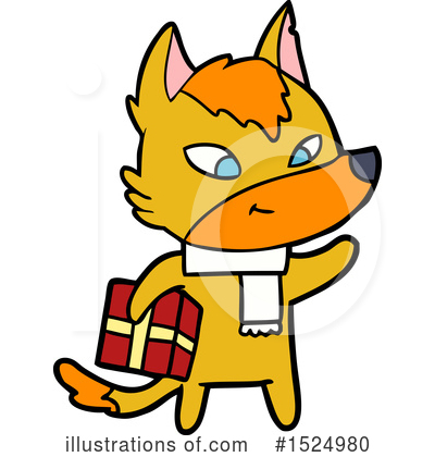 Royalty-Free (RF) Fox Clipart Illustration by lineartestpilot - Stock Sample #1524980
