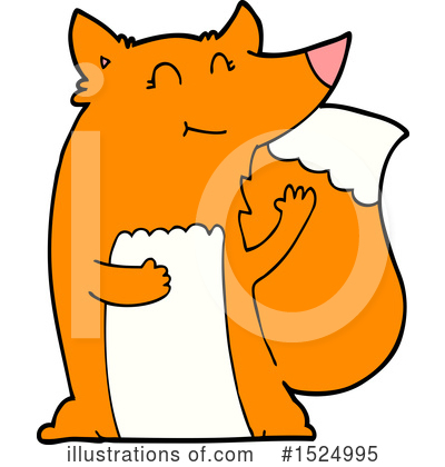 Royalty-Free (RF) Fox Clipart Illustration by lineartestpilot - Stock Sample #1524995
