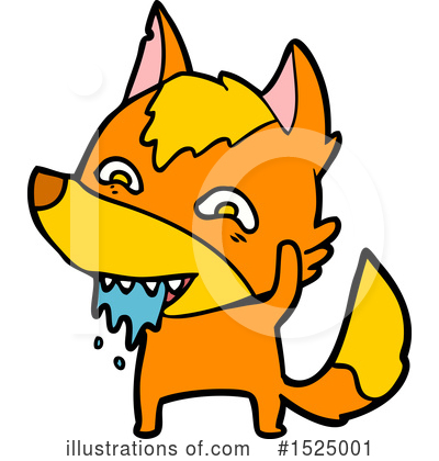 Royalty-Free (RF) Fox Clipart Illustration by lineartestpilot - Stock Sample #1525001