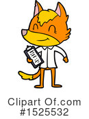 Fox Clipart #1525532 by lineartestpilot