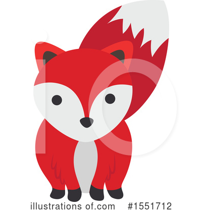 Royalty-Free (RF) Fox Clipart Illustration by Cherie Reve - Stock Sample #1551712