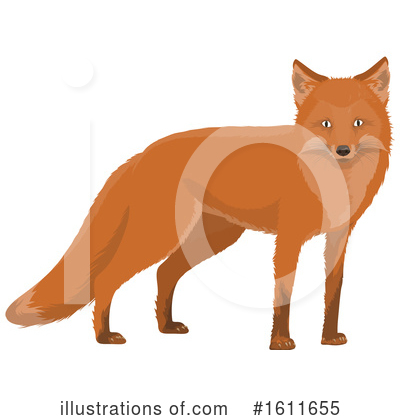 Royalty-Free (RF) Fox Clipart Illustration by Vector Tradition SM - Stock Sample #1611655