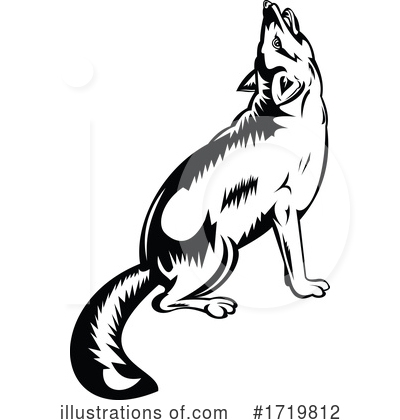 Royalty-Free (RF) Fox Clipart Illustration by patrimonio - Stock Sample #1719812