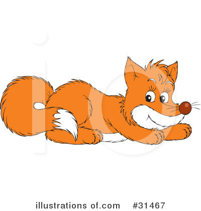 Royalty-Free (RF) Fox Clipart Illustration by Alex Bannykh - Stock Sample #31467