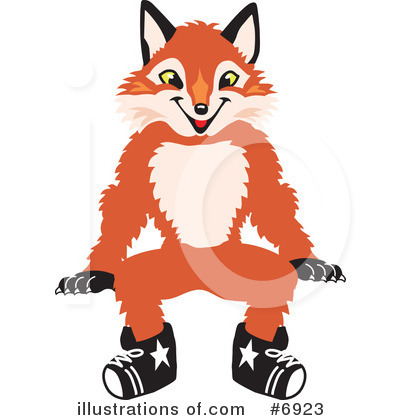Royalty-Free (RF) Fox Clipart Illustration by Mascot Junction - Stock Sample #6923