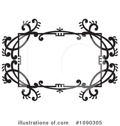 Royalty-Free (RF) Frame Clipart Illustration by Cherie Reve - Stock Sample #1090305
