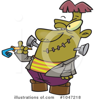 Royalty-Free (RF) Frankenstein Clipart Illustration by toonaday - Stock Sample #1047218
