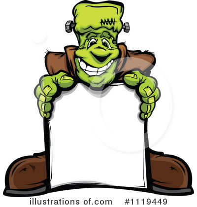Royalty-Free (RF) Frankenstein Clipart Illustration by Chromaco - Stock Sample #1119449