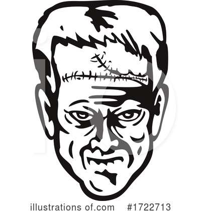 Royalty-Free (RF) Frankenstein Clipart Illustration by patrimonio - Stock Sample #1722713