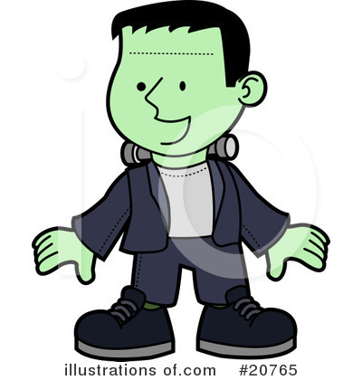 Frankenstein Clipart #20765 by AtStockIllustration