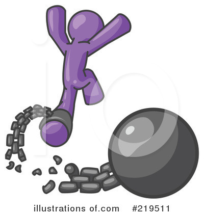 Royalty-Free (RF) Freedom Clipart Illustration by Leo Blanchette - Stock Sample #219511