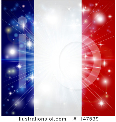 French Flag Clipart #1147539 by AtStockIllustration