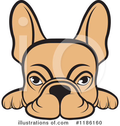 Royalty-Free (RF) Frenchie Clipart Illustration by Lal Perera - Stock Sample #1186160