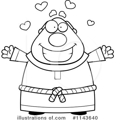 Royalty-Free (RF) Friar Clipart Illustration by Cory Thoman - Stock Sample #1143640