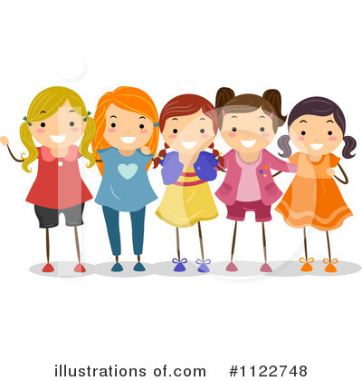 Royalty-Free (RF) Friends Clipart Illustration by BNP Design Studio - Stock Sample #1122748