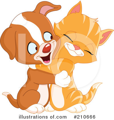 Kitten And Puppy Clipart #210666 by yayayoyo
