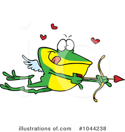 Royalty-Free (RF) Frog Clipart Illustration by toonaday - Stock Sample #1044238