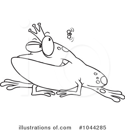 Royalty-Free (RF) Frog Clipart Illustration by toonaday - Stock Sample #1044285