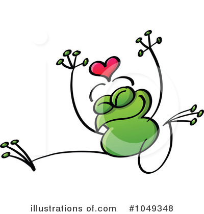 Royalty-Free (RF) Frog Clipart Illustration by Zooco - Stock Sample #1049348