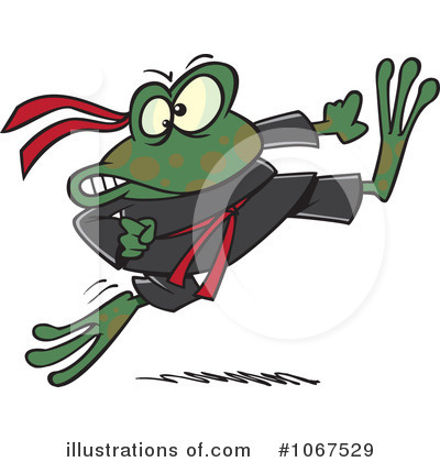 Royalty-Free (RF) Frog Clipart Illustration by toonaday - Stock Sample #1067529