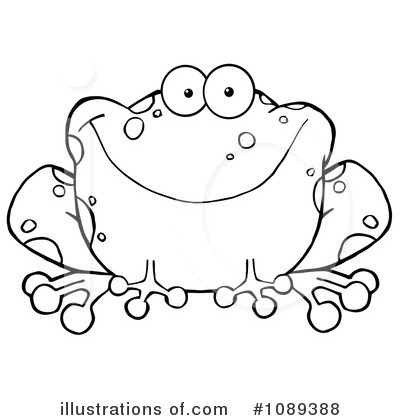 Royalty-Free (RF) Frog Clipart Illustration by Hit Toon - Stock Sample #1089388