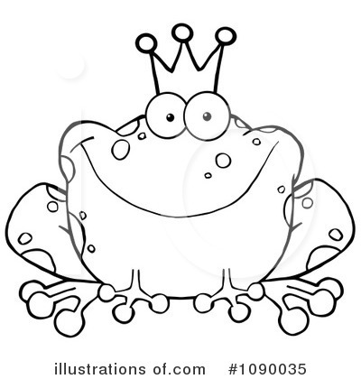 Royalty-Free (RF) Frog Clipart Illustration by Hit Toon - Stock Sample #1090035