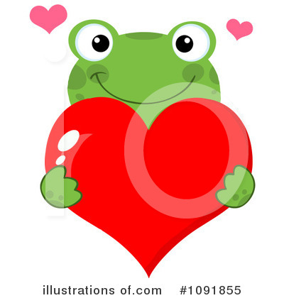 Royalty-Free (RF) Frog Clipart Illustration by Hit Toon - Stock Sample #1091855