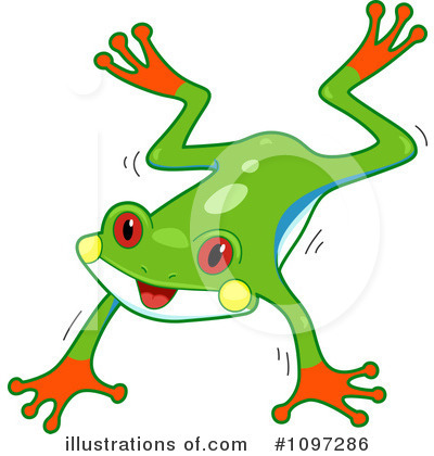 Royalty-Free (RF) Frog Clipart Illustration by BNP Design Studio - Stock Sample #1097286
