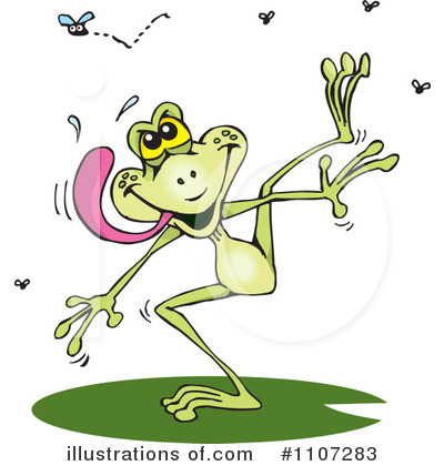 Frog Clipart #1107283 by Dennis Holmes Designs