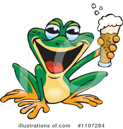 Frog Clipart #1107284 by Dennis Holmes Designs