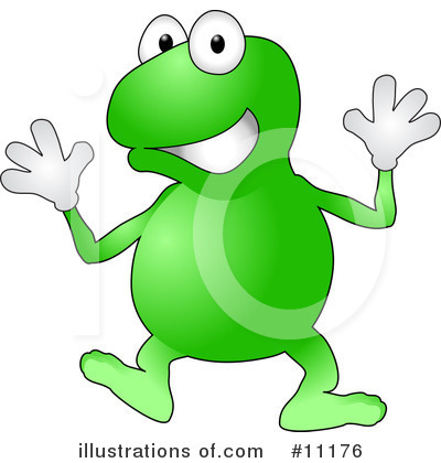 Frogs Clipart #11176 by AtStockIllustration