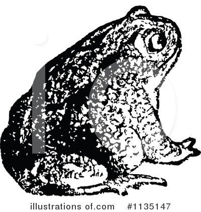 Royalty-Free (RF) Frog Clipart Illustration by Prawny Vintage - Stock Sample #1135147