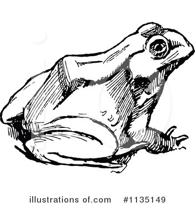 Royalty-Free (RF) Frog Clipart Illustration by Prawny Vintage - Stock Sample #1135149