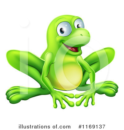 Royalty-Free (RF) Frog Clipart Illustration by AtStockIllustration - Stock Sample #1169137