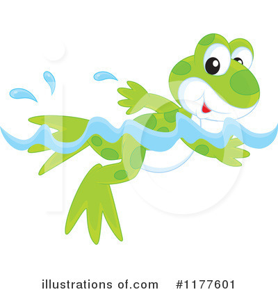 Swimming Clipart #1177601 by Alex Bannykh