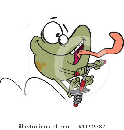 Royalty-Free (RF) Frog Clipart Illustration by toonaday - Stock Sample #1192337