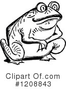 Frog Clipart #1208843 by Prawny Vintage