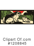 Frog Clipart #1208845 by Prawny Vintage