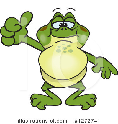 Bullfrog Clipart #1272741 by Dennis Holmes Designs