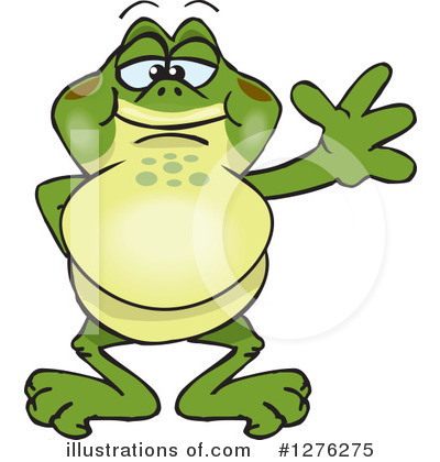 Bullfrog Clipart #1276275 by Dennis Holmes Designs
