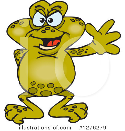 Frog Clipart #1276279 by Dennis Holmes Designs
